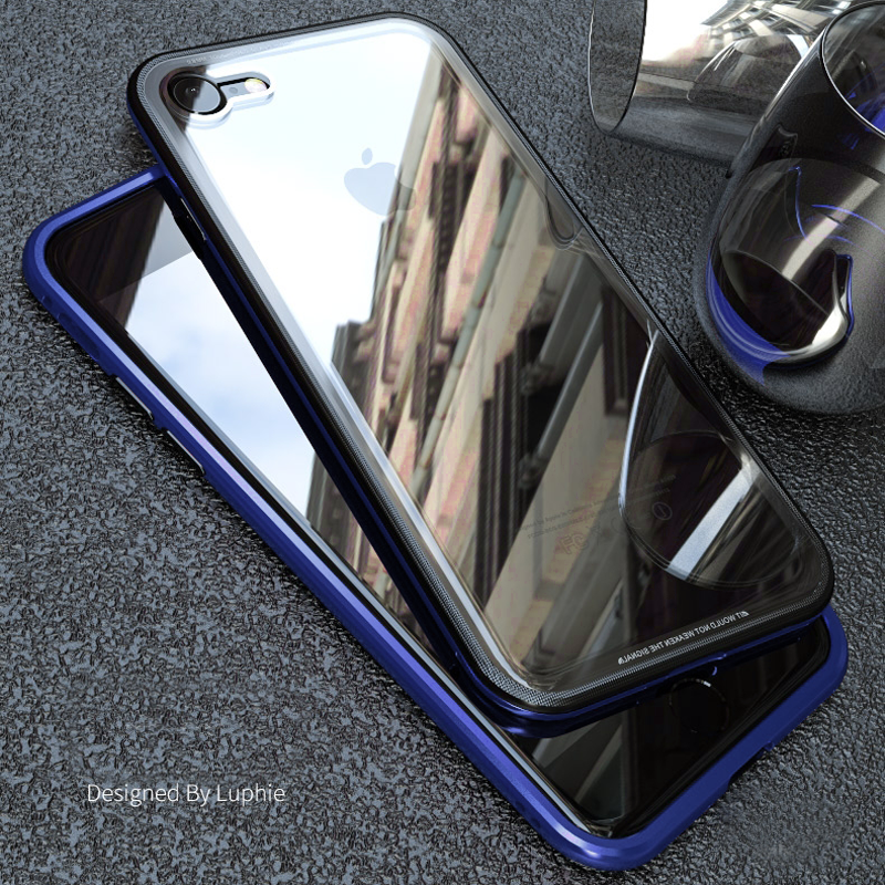 Luxury Double Glass 2nd Edition Magnetic Glass Case for iPhone 6, 7, 8