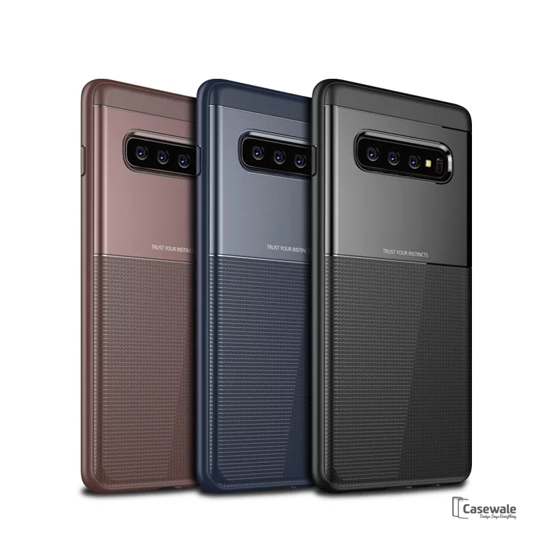 Luxury Armor Silicone Protective Case for Galaxy S10/ S10 Plus