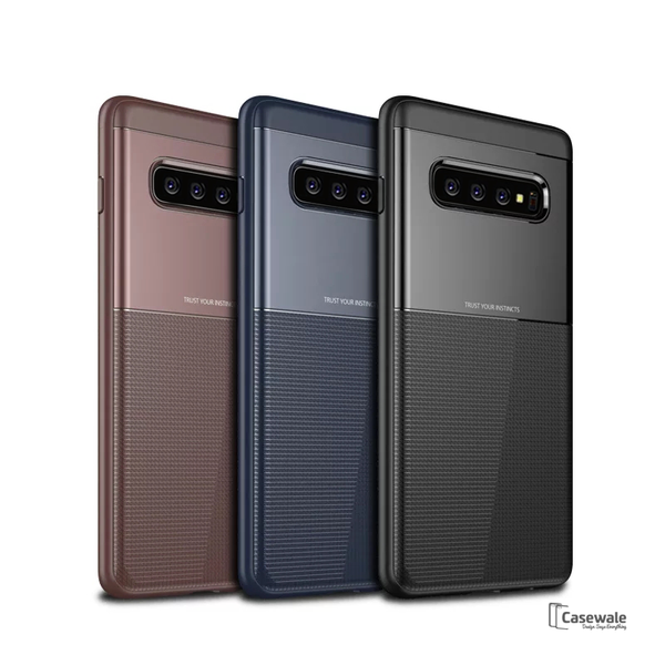 Luxury Armor Silicone Protective Case for Galaxy S10/ S10 Plus
