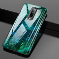 Luxury Artistic Marble Glass Case for OnePlus 7 Pro