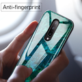 Luxury Artistic Marble Glass Case for OnePlus 7 Pro
