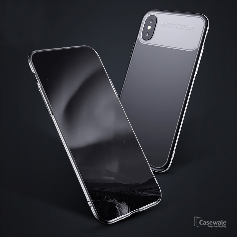 iPhone X Luxury Armor Ultra Thin TPU PC Double Protection Case