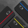 Original CENMASO Carbon Fiber PU Leather Case For OnePlus 6 / 6T
