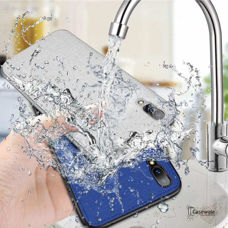 Luxury Cloth Canvas Texture Fabric Case For Vivo V11 Pro