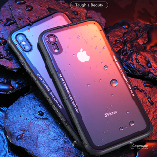 Luxury Gorilla Glass Transparent Glass Case For iPhone XR [Best Selling Case]