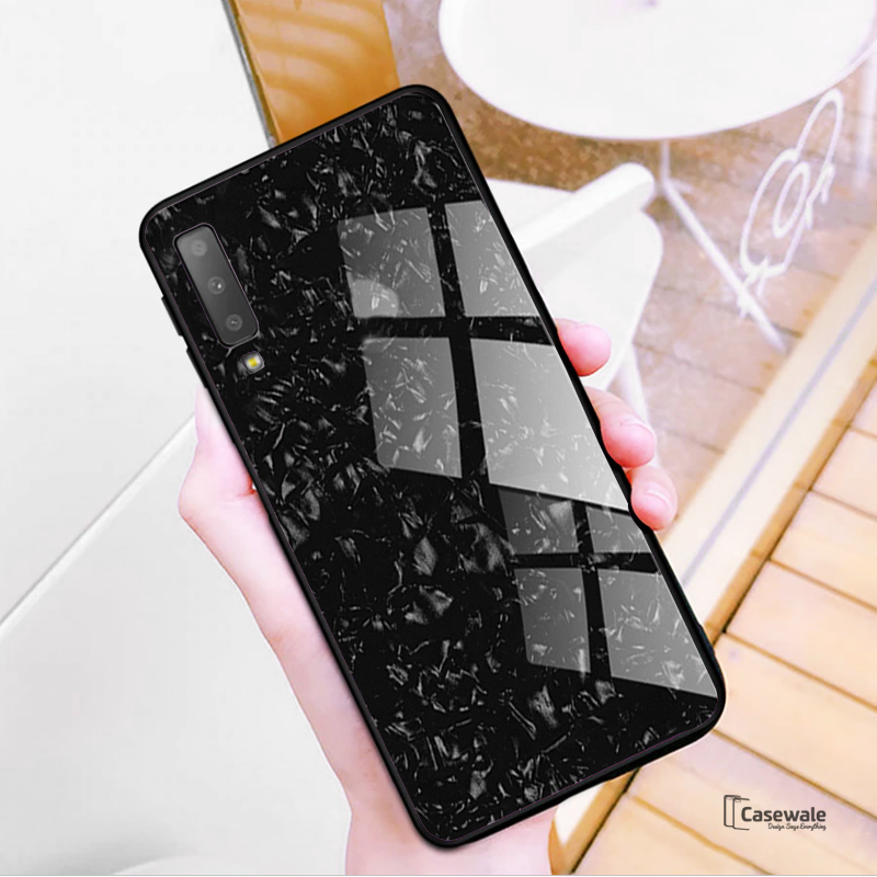 Luxury Marble Pattern Tempered Glass Case for Samsung Galaxy ( SALE )