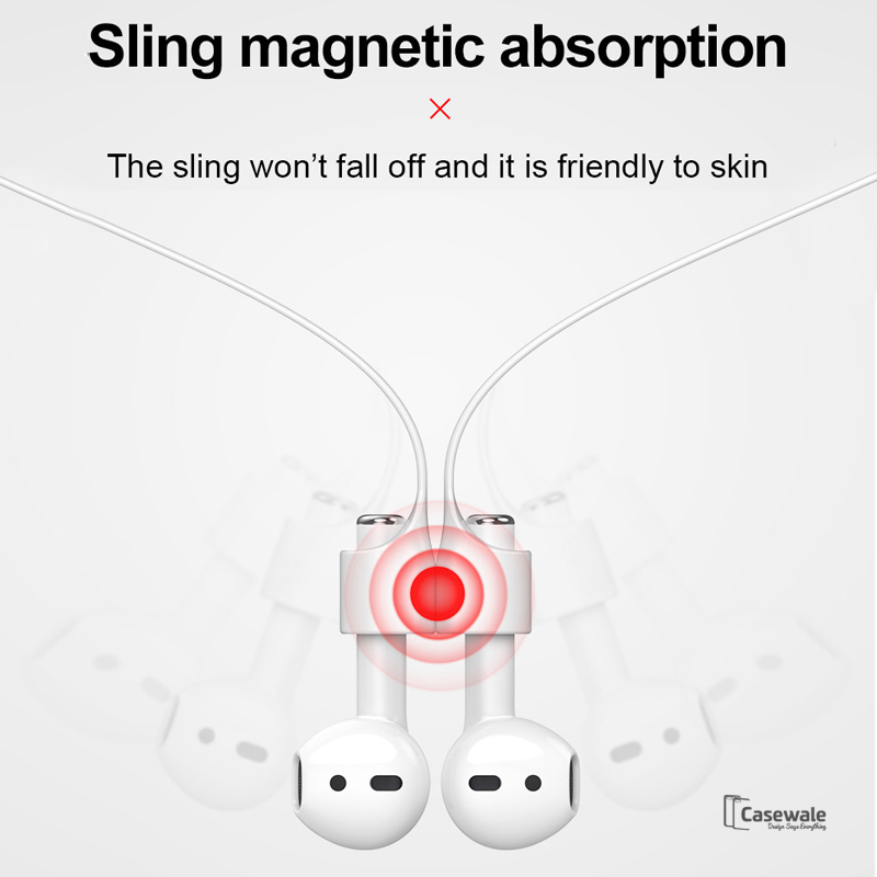 MCDODO AirPods with Anti Lost Magnetic Rope for iPhone, iWatch