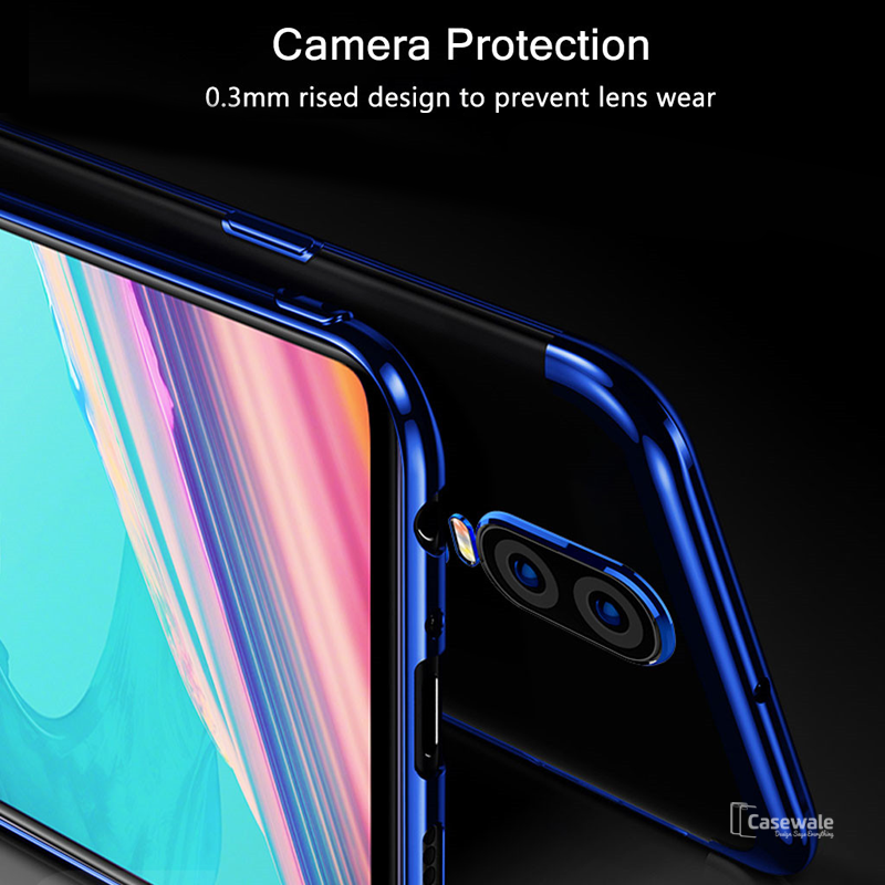 Luxury High-end Fashion Transparent Plated Case for OnePlus 6T