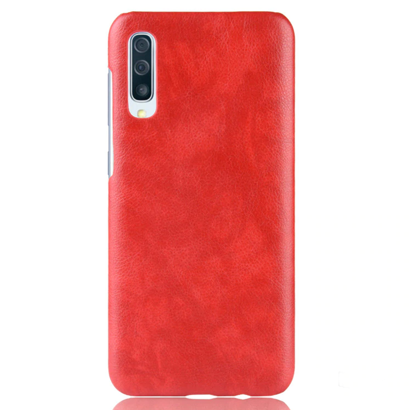 Luxury Leather Finish Full Protection Case for Galaxy A50