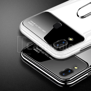 Luxury Mirror Effect Ring Bracket Case for Galaxy A20