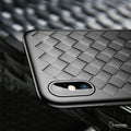 Luxury Grid Weaving Ultra Thin Protective Case for iPhone XS