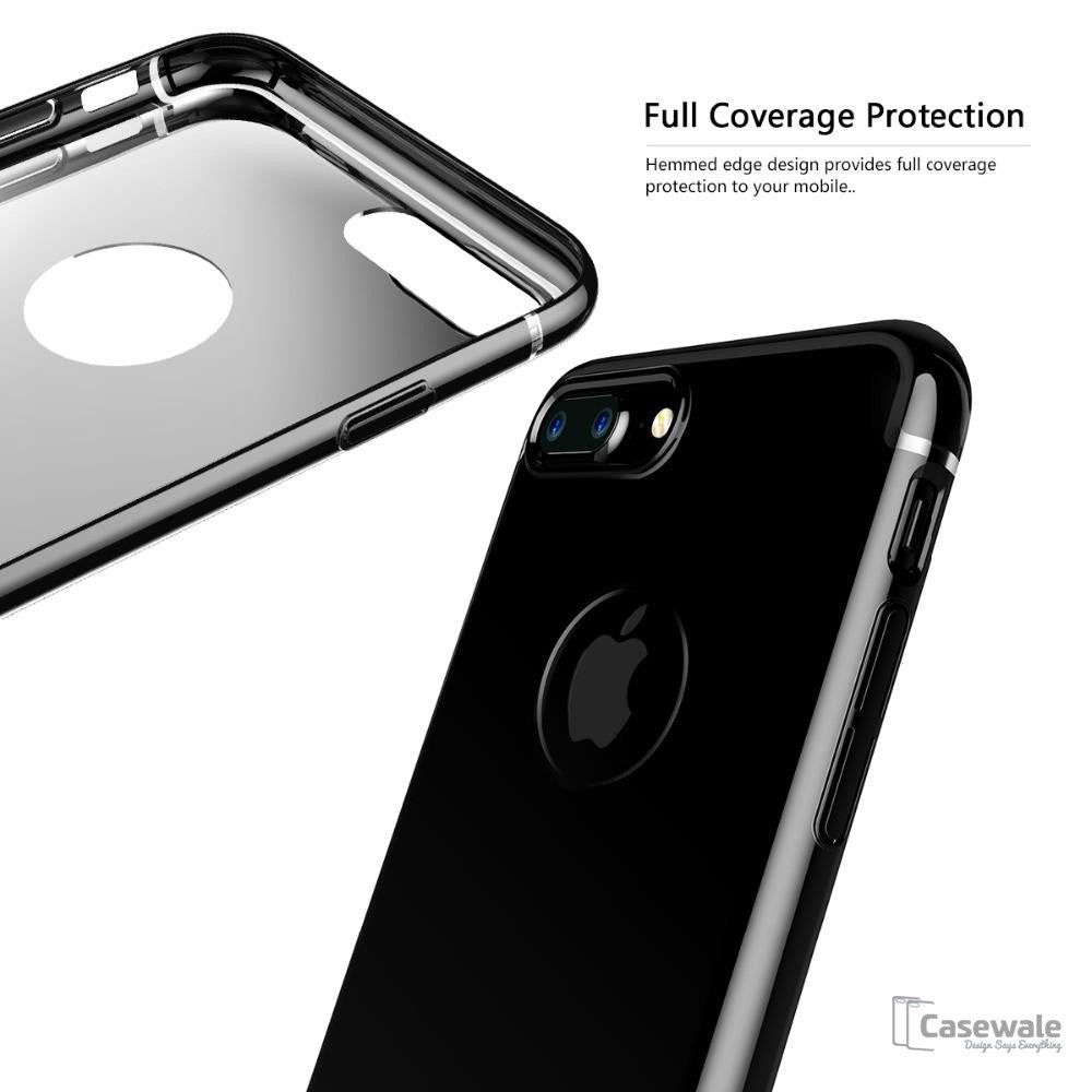 Apple iPhone 8, 8 Plus Jet Black Ultra-thin Original PC Hard Cover Case