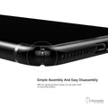 Apple iPhone 8, 8 Plus Jet Black Ultra-thin Original PC Hard Cover Case