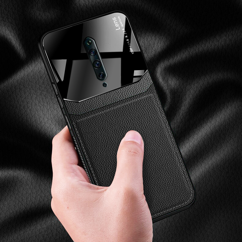 Leather Lens Luxury Card Holder Case for Oppo Reno 2Z