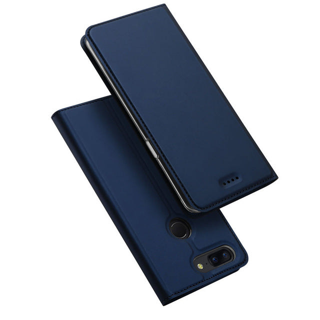 Luxury Leather Flip Case for OnePlus 5T