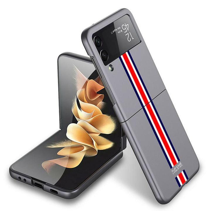 Galaxy Z Flip 3 Luxury Color Painted Hard Flip Case
