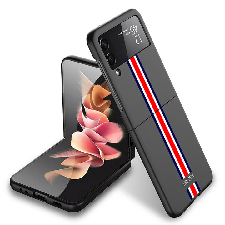 Galaxy Z Flip 3 Luxury Color Painted Hard Flip Case