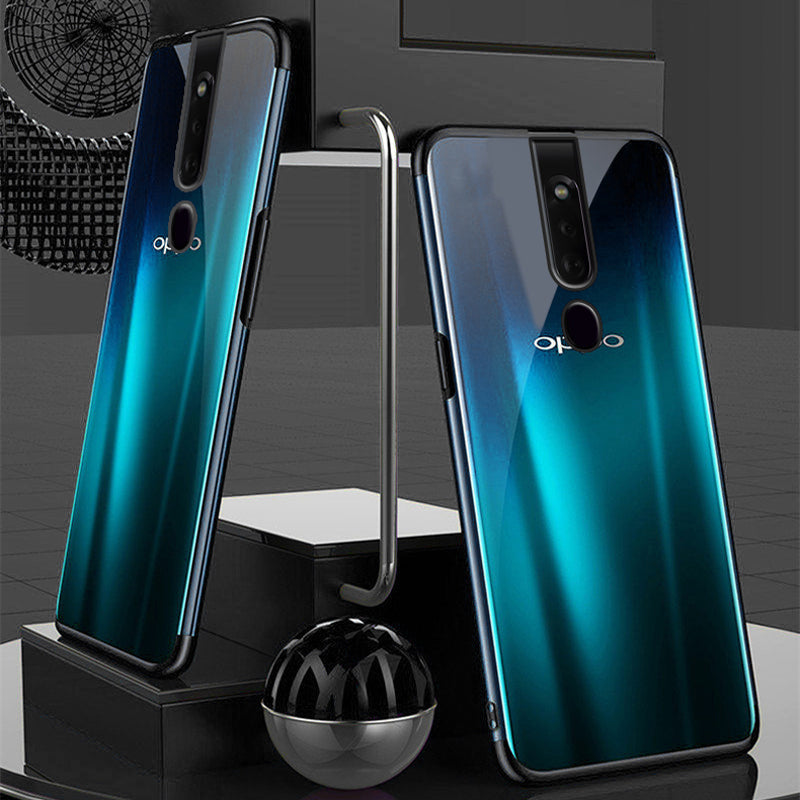 Luxury High-end Fashion Transparent Case For Oppo F11 Pro