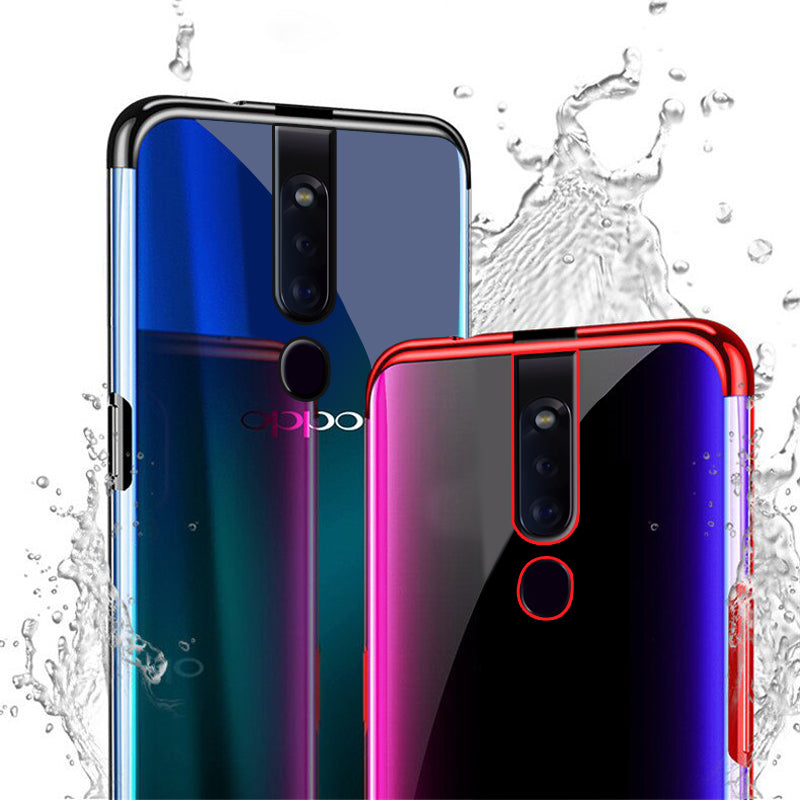Luxury High-end Fashion Transparent Case For Oppo F11 Pro