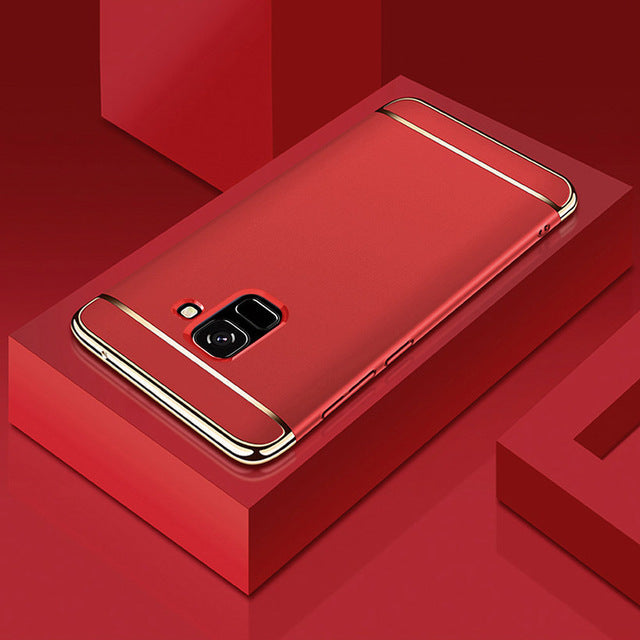 Luxury Electroplating 3 in 1 Case for Samsung Galaxy J6