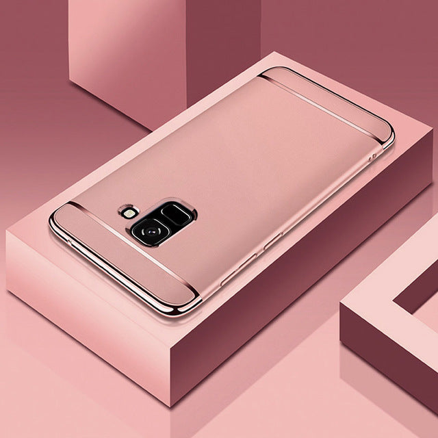 Luxury Electroplating 3 in 1 Case for Samsung Galaxy J6