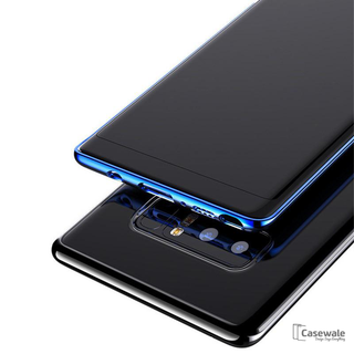 Luxury Plating Clear Soft Transparent Silicone Samsung Note 8 Cases