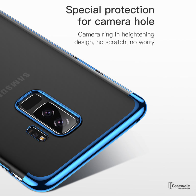 Luxury High-end Fashion Transparent Case For Galaxy A6 Plus