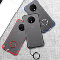 Luxury Frameless Semi Transparent Ring Finger Case for OnePlus 7 / 7 Pro