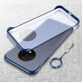 Luxury Frameless Semi Transparent Ring Finger Case for OnePlus 7T / 7T Pro