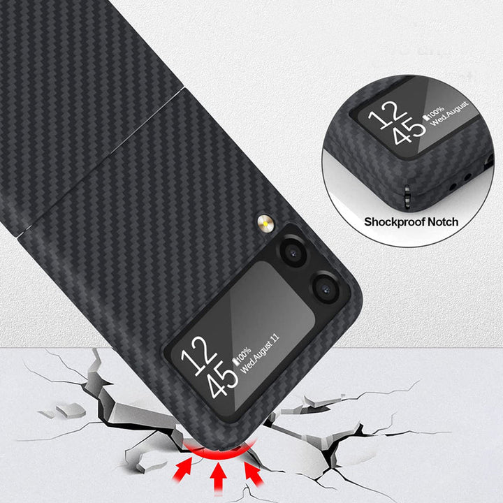 Galaxy Z Flip 3 Ultra Thin Carbon Fiber Case