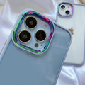 iPhone 13 Series Gradient Metal Frame Camera Protection Case