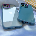 iPhone 13 Series Gradient Metal Frame Camera Protection Case