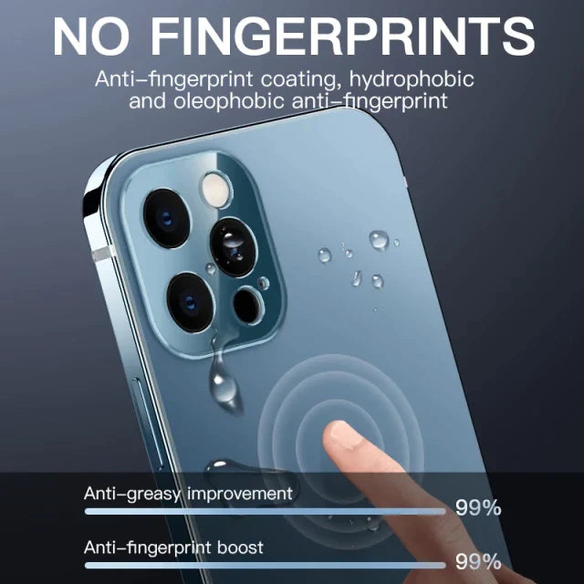 iPhone 13 Series Stainless Steel Glass Protective Case