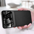 Leather Lens Luxury Card Holder Case For Redmi Note 7 & Note 7 Pro