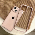 iPhone Series Soft Transparent Metal Camera Protection Case