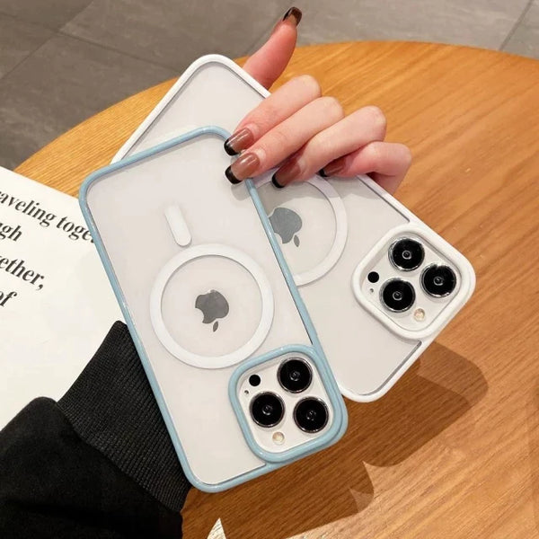 iPhone Series Colored Ring Protection with Magsafe Working Case
