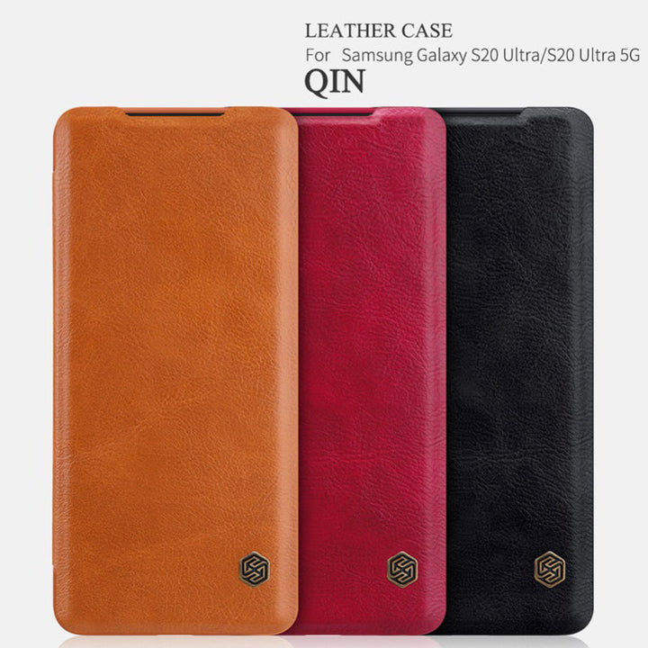 Nillkin Qin Retro PU leather Flip Case for Galaxy S20 Ultra