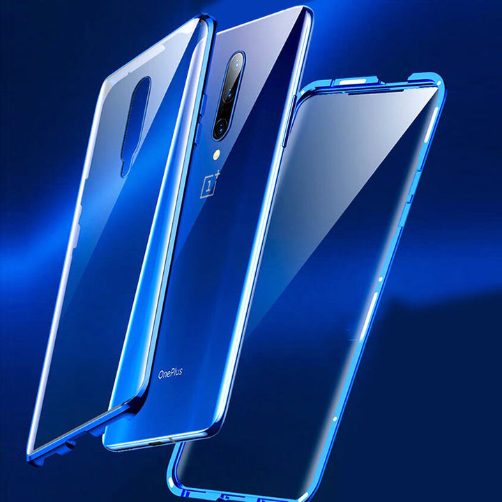 OnePlus 7 Pro / 7T / 7T Pro Double Sided Magnetic Case (Free OTG+ USB Cable + Earphone Bag)