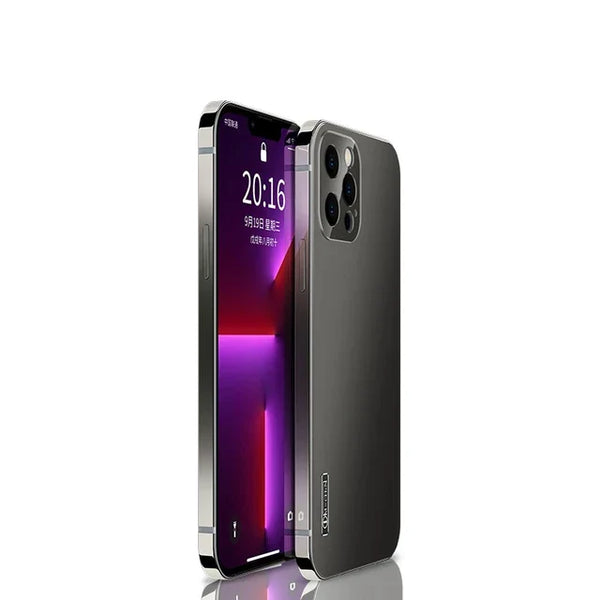 iPhone 13 Series Stainless Steel Glass Protective Case