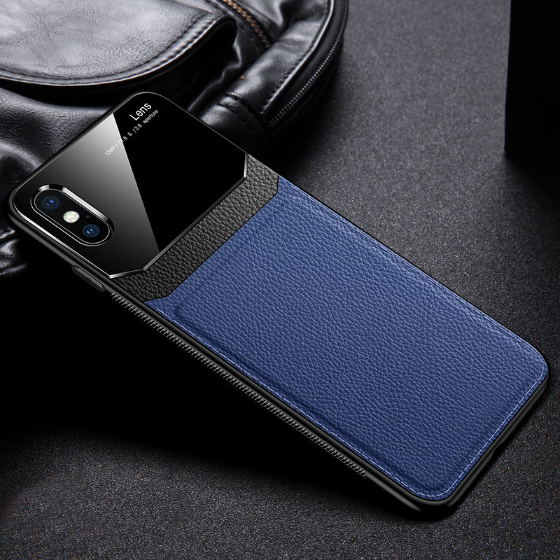 Leather Lens Luxury Card Holder Case for iPhone XR