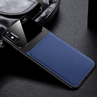 Leather Lens Luxury Card Holder Case for iPhone XR
