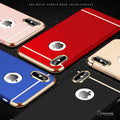 Luxury Electroplating 3 in 1 Case for iPhone X