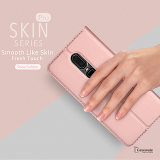 Luxury Leather Wallet Flip Case for OnePlus 6