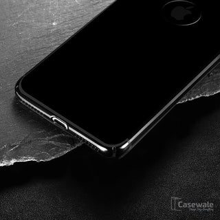 Apple iPhone 8, 8 Plus Jet Black Ultra-thin Original PC Hard Cover Case
