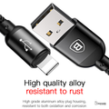 Baseus 3 in 1 Micro USB Type C Charger Cable for iPhone Samsung