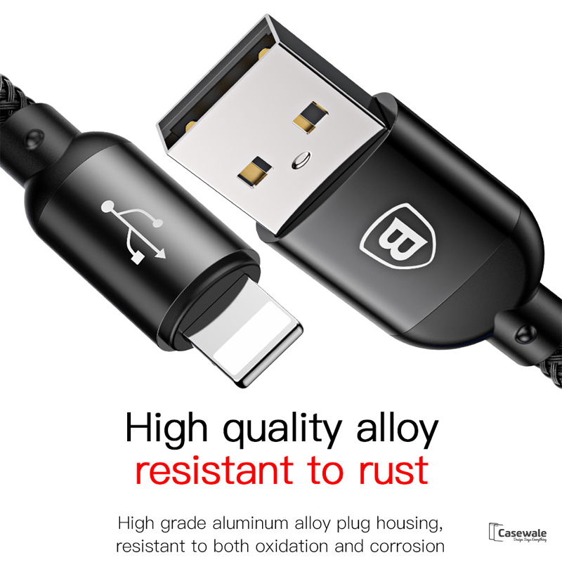 Baseus 3 in 1 Micro USB Type C Charger Cable for iPhone Samsung