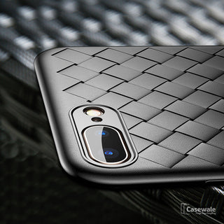 Luxury Grid Weaving Ultra Thin Case for iPhone 7, 7 Plus/ 8, 8 Plus