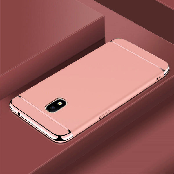 Luxury Electroplating 3 in 1 Phone Case for Galaxy J7 Pro
