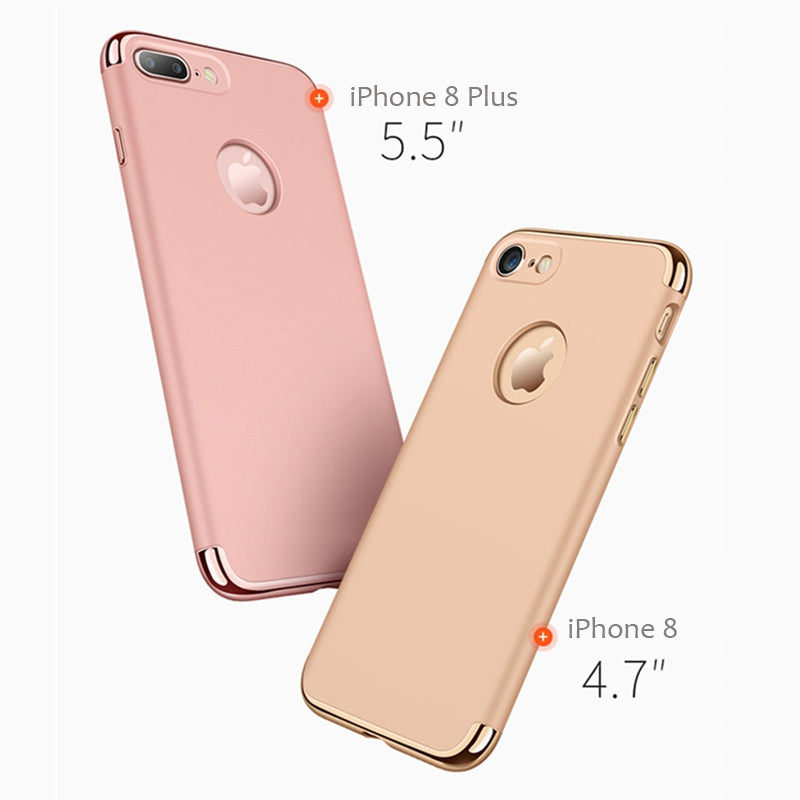 Luxury Electroplating Hard PC Case for iPhone 8/ 8 Plus