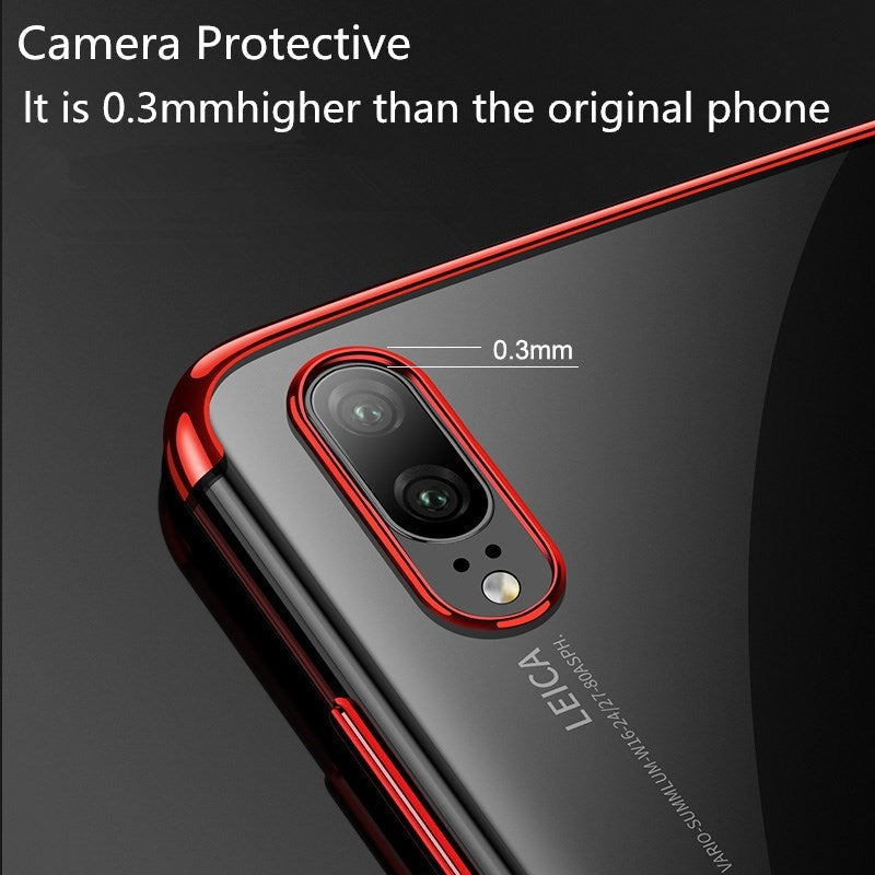 Luxury High-end Fashion Transparent Case for Huawei P20 Lite